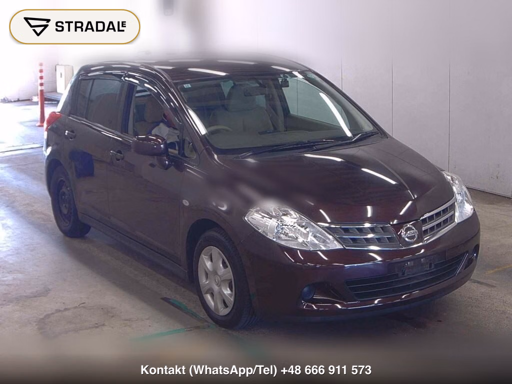 NISSAN TIIDA 15M SV + PLASMA 2011, aukcja z Japonii, zdjęcie 1