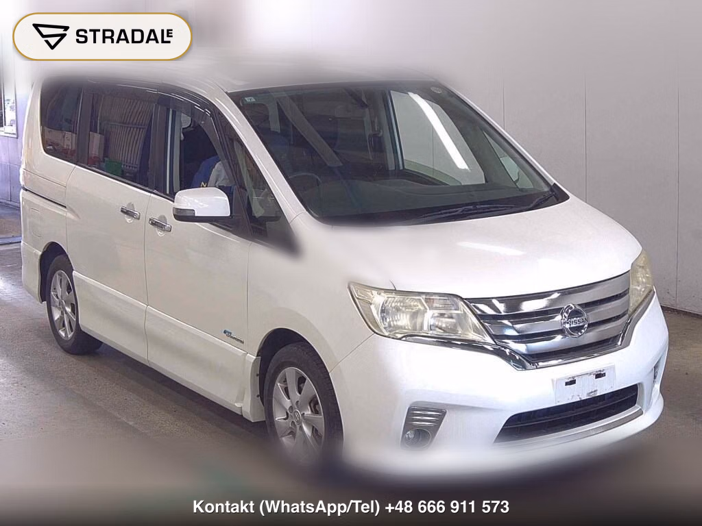NISSAN SERENA 5D HIGHWAY STAR S-HYBRID V SELECTION 2013, aukcja z Japonii, zdjęcie 1
