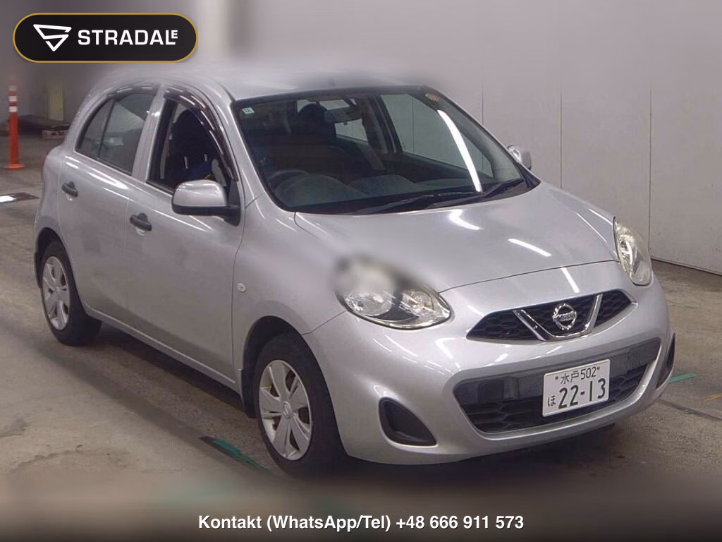 NISSAN MARCH 5D S 2016, aukcja z Japonii, zdjęcie 1