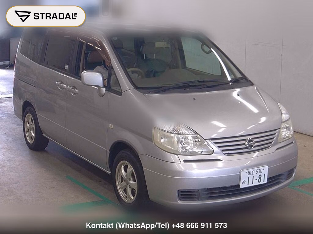 NISSAN SERENA 5D V-G NAVI PACKAGE 70TH 2003, aukcja z Japonii, zdjęcie 1