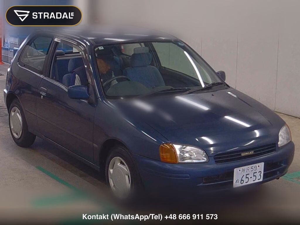 TOYOTA STARLET 3D 1997, aukcja z Japonii, zdjęcie 1