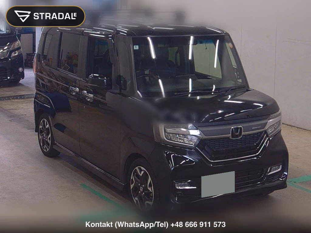 HONDA N-BOX CUSTOM G・EX TURBO HONDA SENSING 2018, aukcja z Japonii, zdjęcie 1