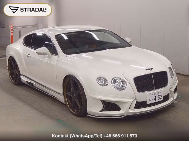 BENTLEY CONTINENTAL CP 4WD GT V8 2013, samochód z aukcji Japonii