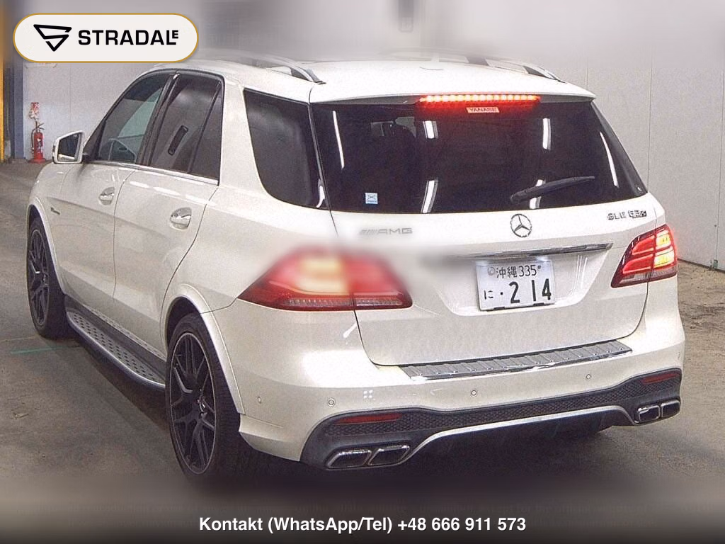 MERCEDES AMG GLE 4WD GLE63 S 4MATIC 2016, samochód z aukcji Japonii