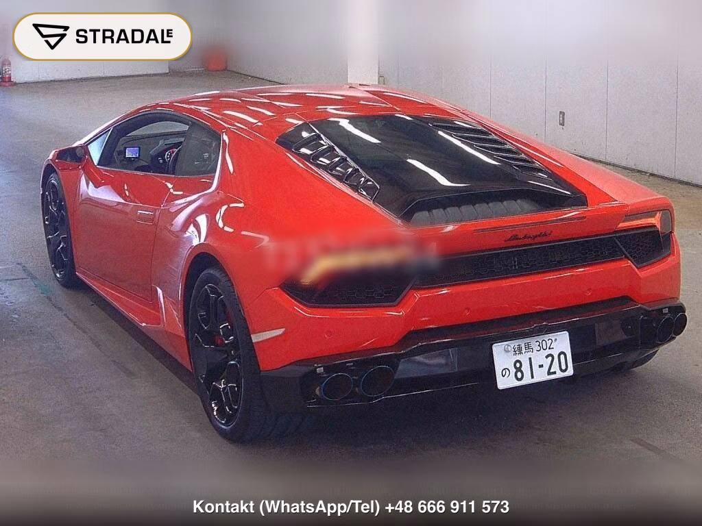 LAMBORGHINI HURACAN CP LP580-2 2017, samochód z aukcji Japonii