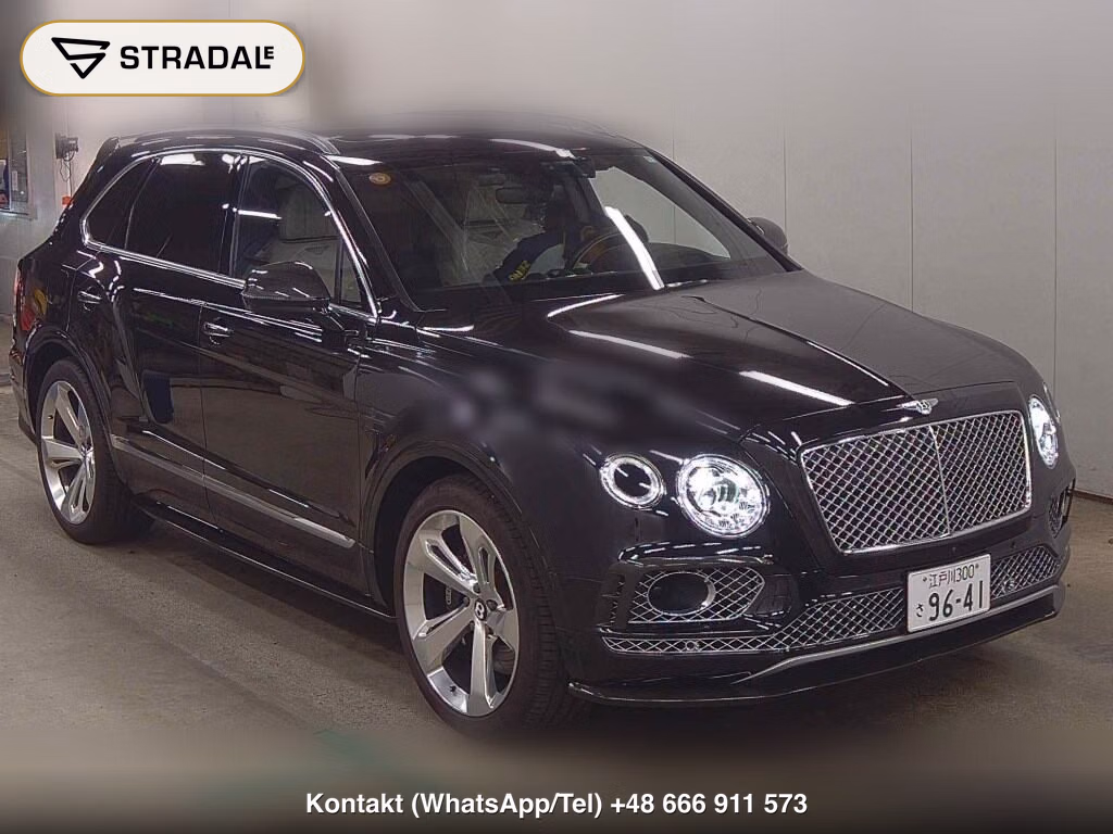 BENTLEY BENTAYGA 4WD BASE GRADE 2016, aukcja z Japonii, zdjęcie 1
