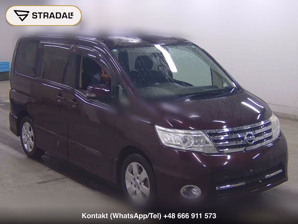 NISSAN SERENA 5D HIGHWAY STAR V SELECTION 2009, aukcja z Japonii, zdjęcie 1