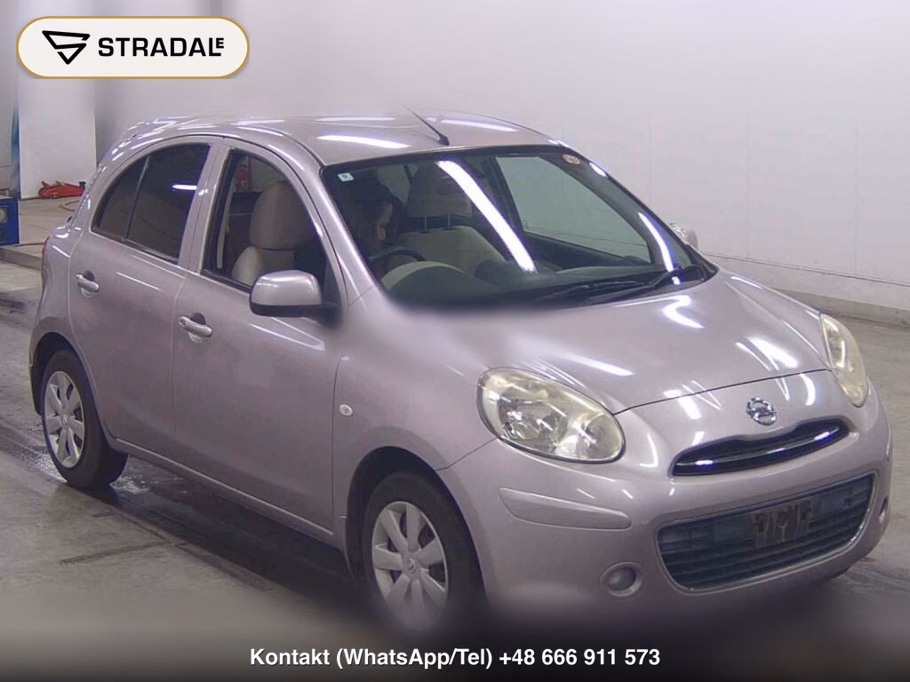 NISSAN MARCH 5D 12G 2010, aukcja z Japonii, zdjęcie 1
