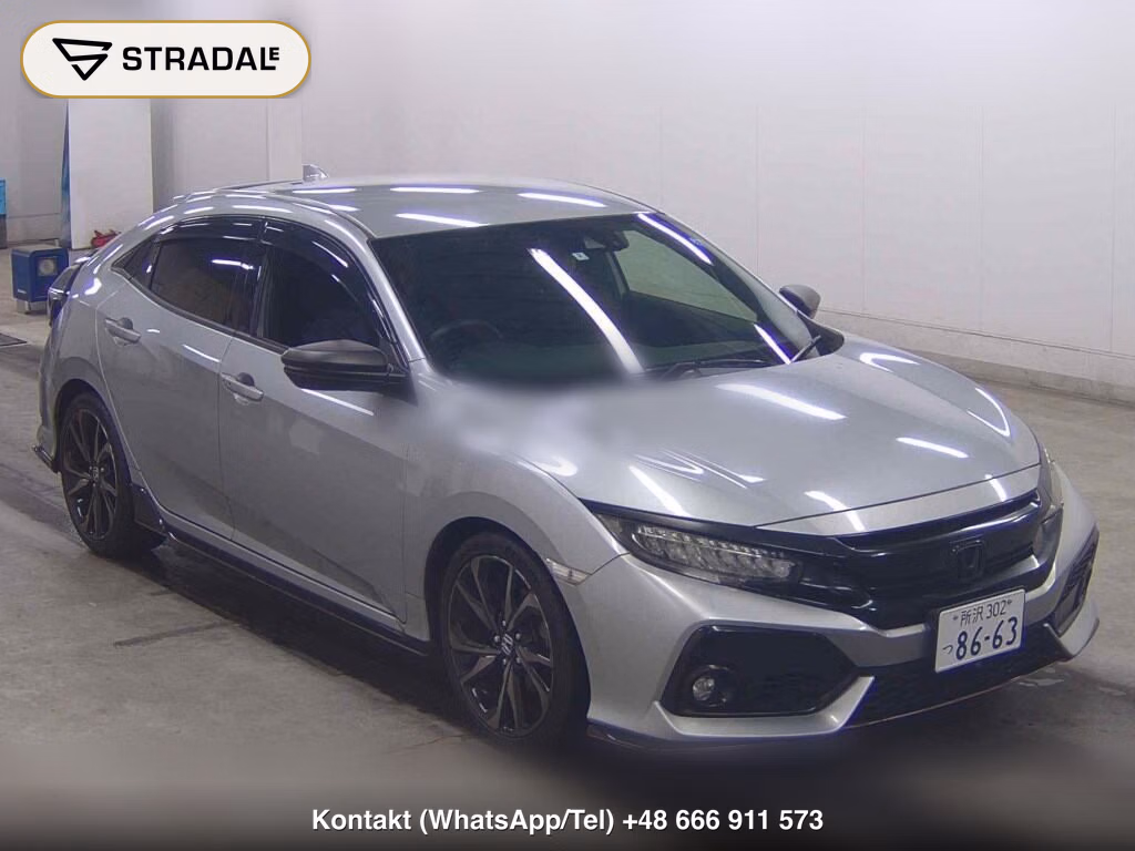 HONDA CIVIC 5D HATCHBACK 2018, aukcja z Japonii, zdjęcie 1
