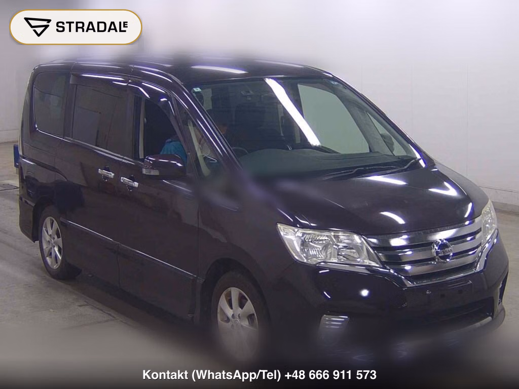NISSAN SERENA 5D HIGHWAY STAR 2012, aukcja z Japonii, zdjęcie 1