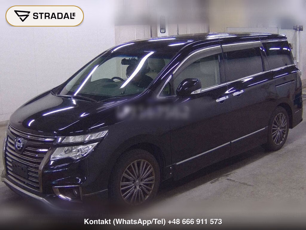 NISSAN ELGRAND 5D 250 HIGHWAY STAR S WHITE LEATHER URBAN C, miniaturka 5