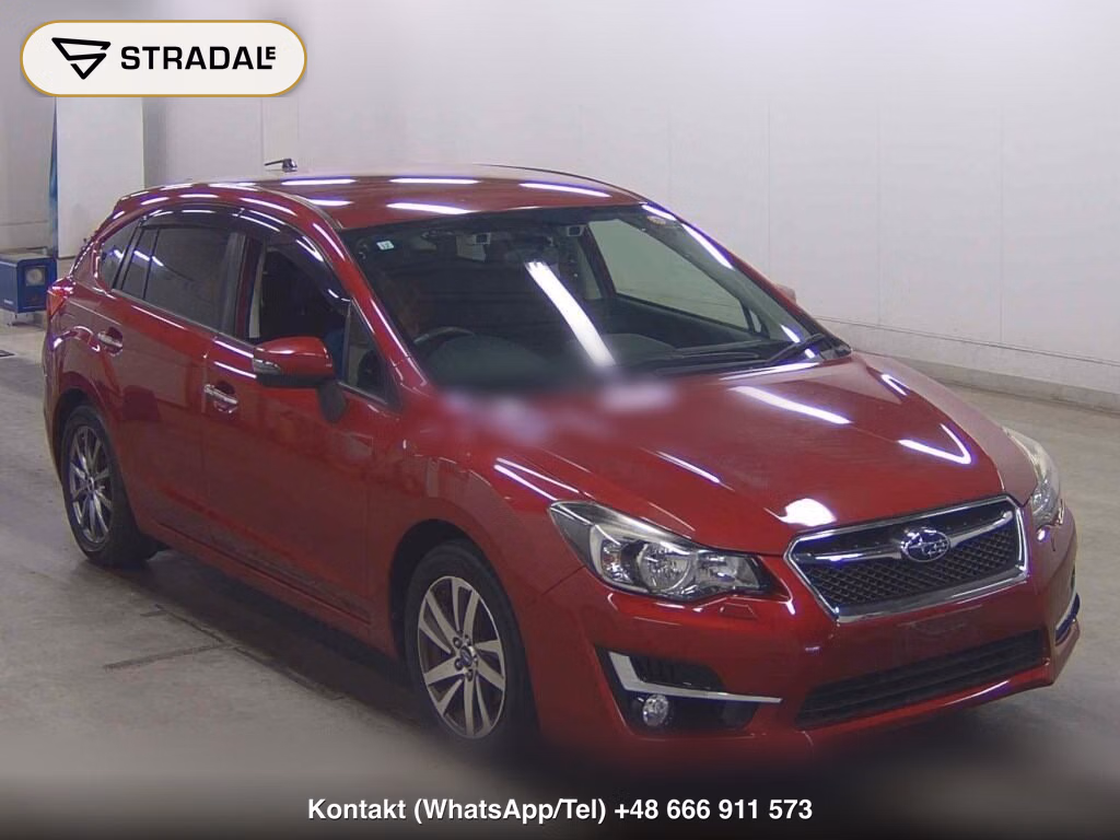 SUBARU IMPREZA SPORT 4WD 2.0I EYESIGHT PROUD EDITION 2015, aukcja z Japonii, zdjęcie 1