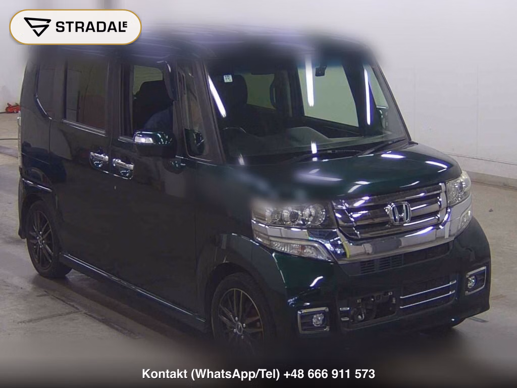 HONDA N-BOX CUSTOM G・TURBO L PACKAGE 2016, aukcja z Japonii, zdjęcie 1