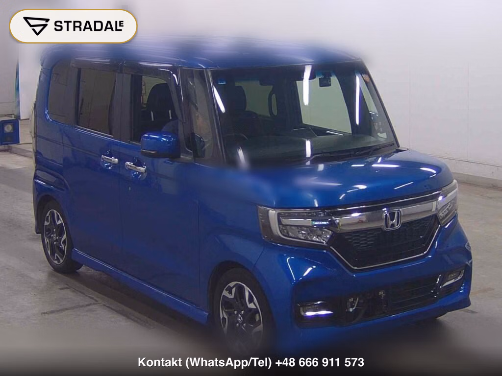 HONDA N-BOX CUSTOM G・EX TURBO HONDA SENSING 2017, aukcja z Japonii, zdjęcie 1