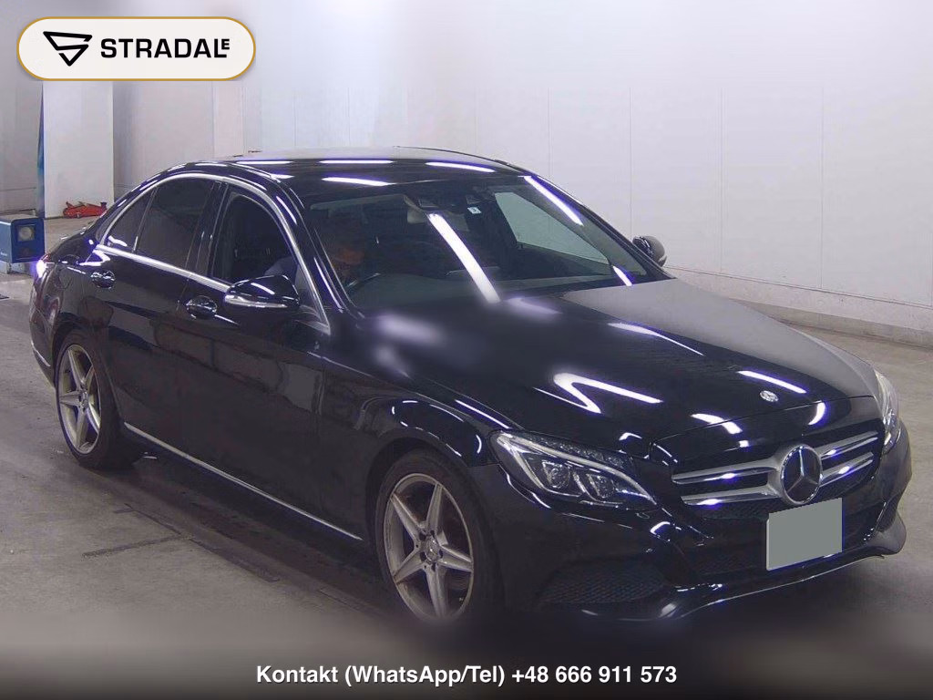 MERCEDES BENZ C-CLASS 4D C200 AVANTGARDE 2015, aukcja z Japonii, zdjęcie 1
