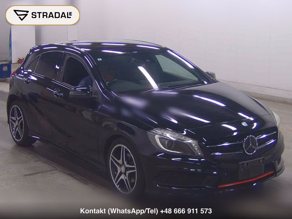 MERCEDES BENZ A-CLASS A180 SPORTS NIGHT PACKAGE PULS 2015, aukcja z Japonii, zdjęcie 1