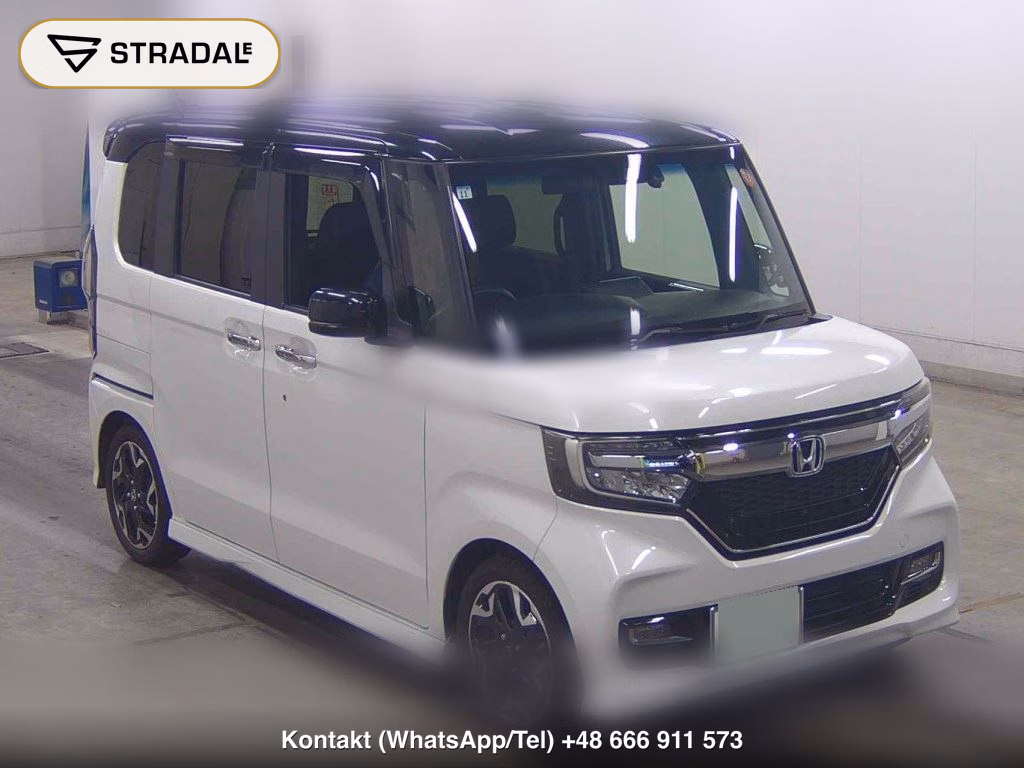 HONDA N-BOX CUSTOM G・L TURBO HONDA SENSING 2019, aukcja z Japonii, zdjęcie 1