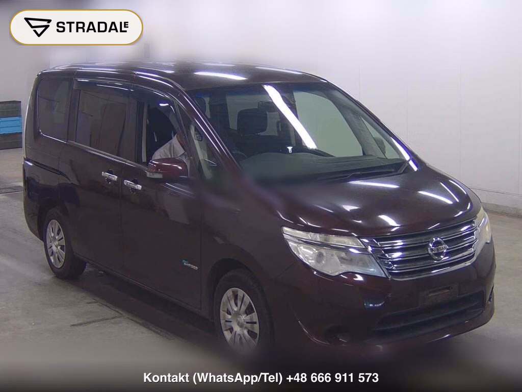 NISSAN SERENA 5D 20X V SELECTION + SAFETY S-HYBRID 2015, aukcja z Japonii, zdjęcie 1
