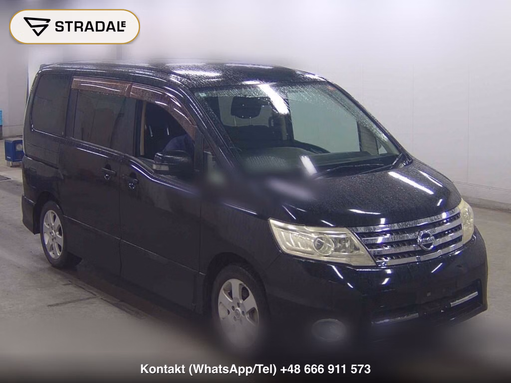 NISSAN SERENA 5D HIGHWAY STAR V AERO SELECTION 2010, aukcja z Japonii, zdjęcie 1