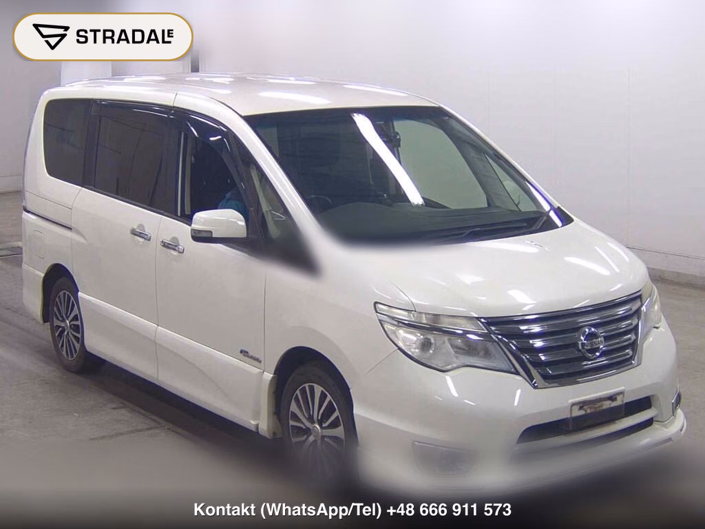 NISSAN SERENA 5D HIGHWAY STAR V AERO MODE+SAFETY S-HYBRID 2015, aukcja z Japonii, zdjęcie 1