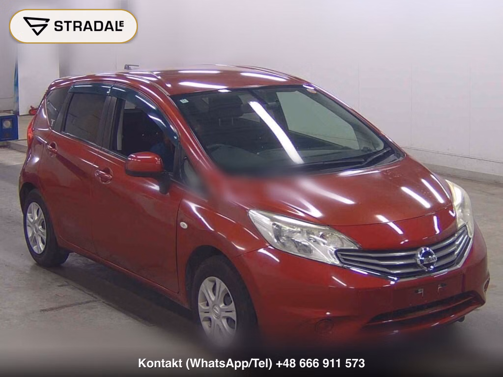 NISSAN NOTE X 2012, aukcja z Japonii, zdjęcie 1