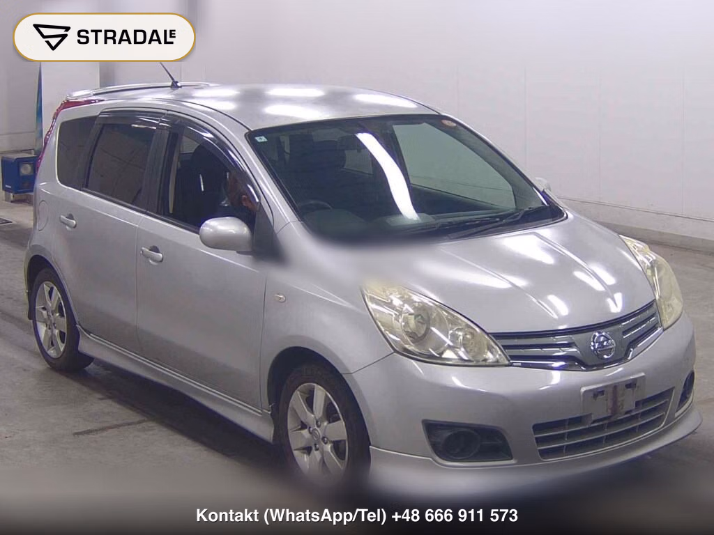 NISSAN NOTE 15X SV + PLASMA 2012, aukcja z Japonii, zdjęcie 1