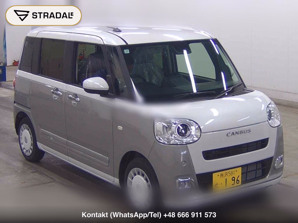 DAIHATSU MOVE CANBUS STRIPES G 2025, aukcja z Japonii, zdjęcie 1