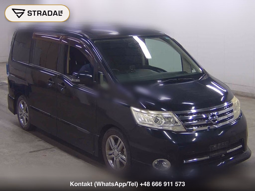 NISSAN SERENA 5D HIGHWAY STAR V SELECTION 2009, aukcja z Japonii, zdjęcie 1