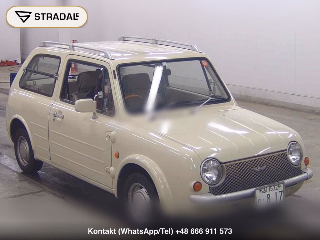 NISSAN PAO BASE GRADE 1990, aukcja z Japonii, zdjęcie 1
