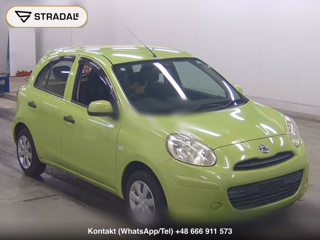 NISSAN MARCH 5D 12S V PACKAGE 2011, aukcja z Japonii, zdjęcie 1