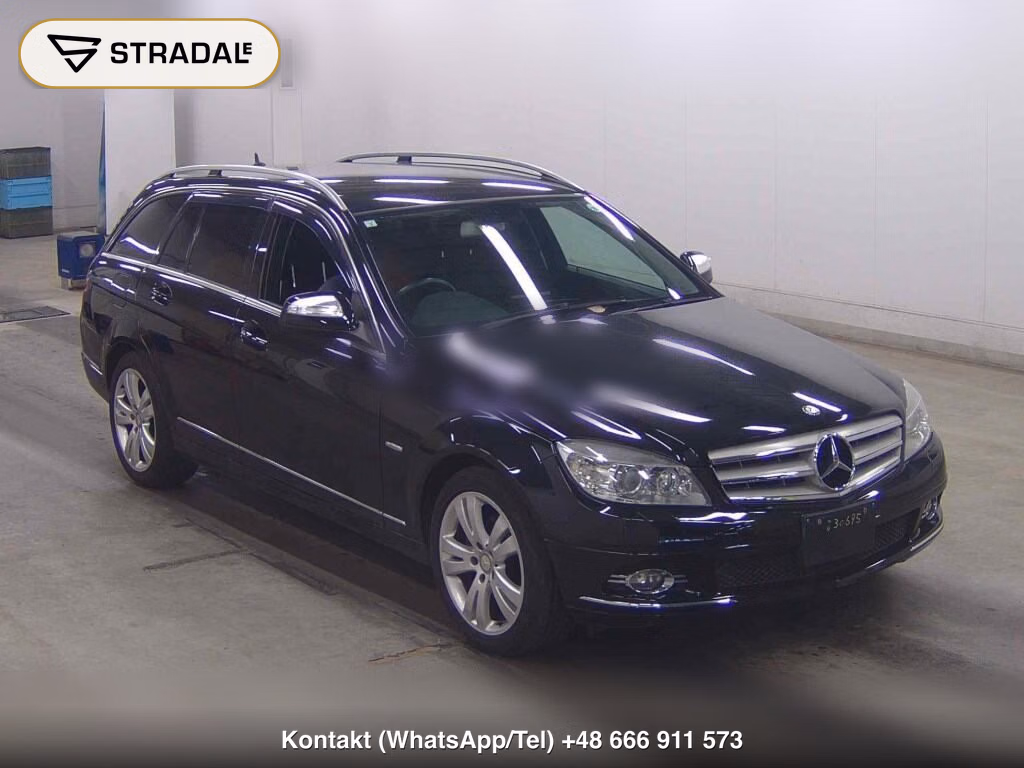 MERCEDES BENZ C-CLASS STATIONWAGON C200 KOMPRESSOR STATIONWAGON 2008, aukcja z Japonii, zdjęcie 1