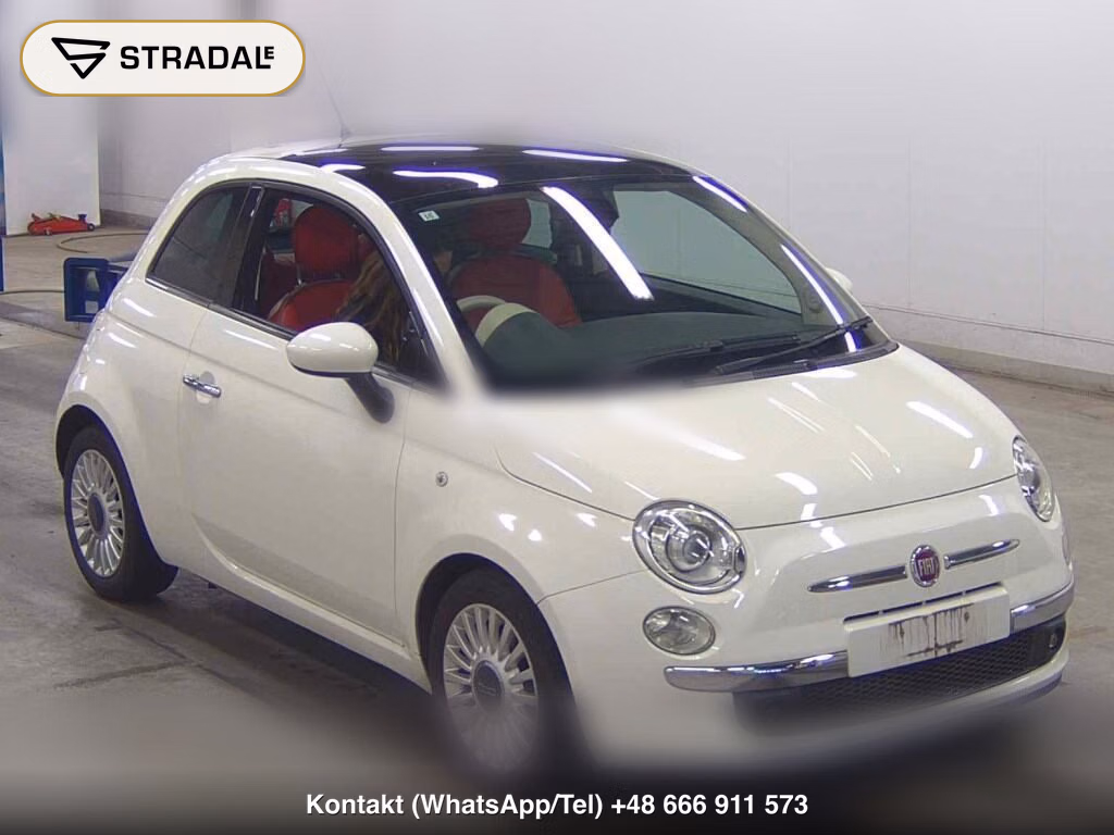 FIAT 500 TWINAIR LOUNGE 2011, aukcja z Japonii, zdjęcie 1