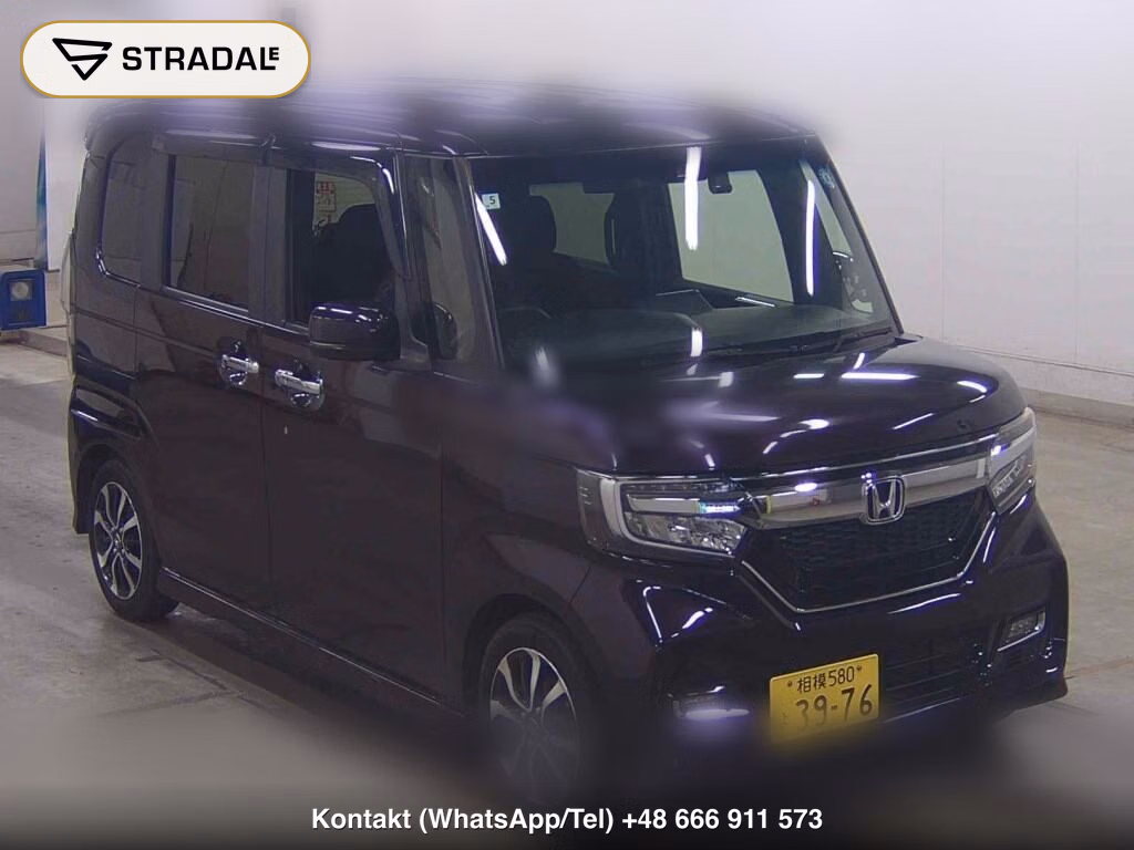 HONDA N-BOX CUSTOM G･L HONDA SENSING 2019, aukcja z Japonii, zdjęcie 1