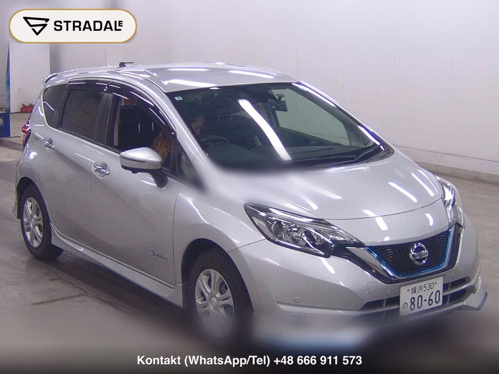 NISSAN NOTE E-POWER X 2017, aukcja z Japonii, zdjęcie 1