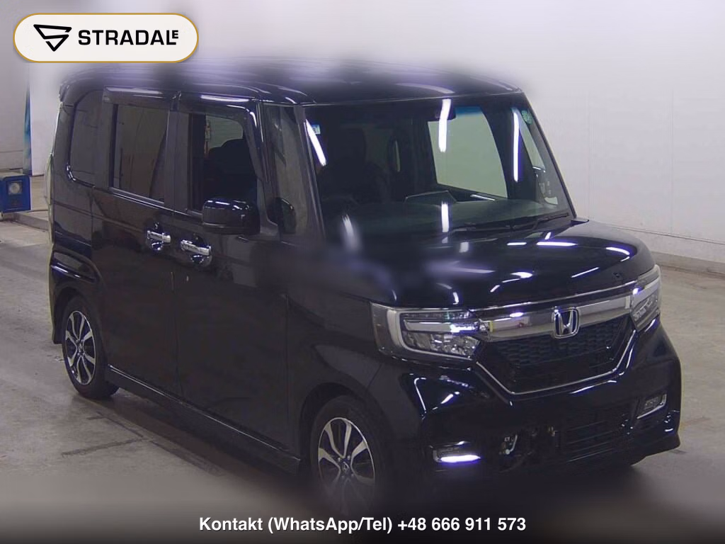 HONDA N-BOX CUSTOM G･EX HONDA SENSING 2017, aukcja z Japonii, zdjęcie 1