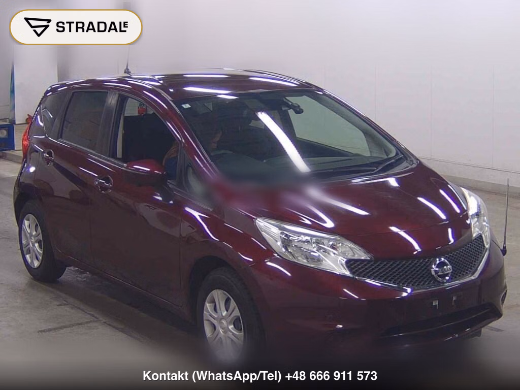 NISSAN NOTE X 2016, aukcja z Japonii, zdjęcie 1