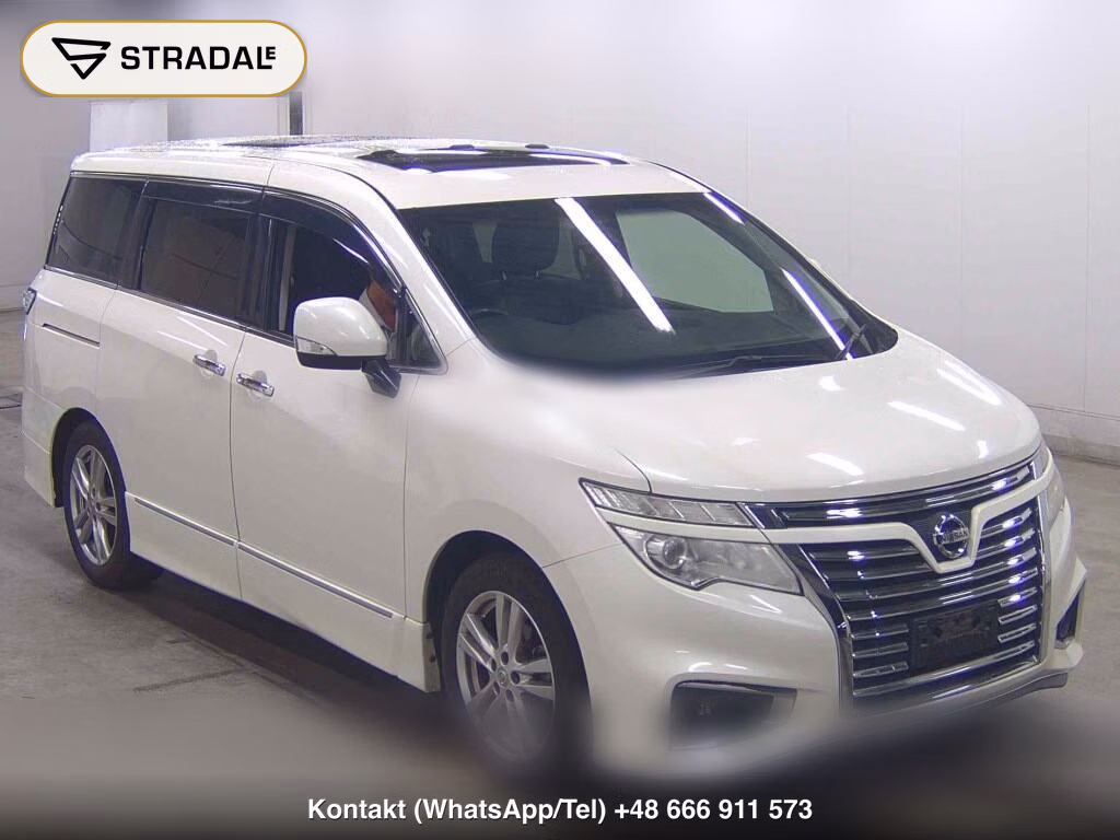 NISSAN ELGRAND 5D 350 HIGHWAY STAR 2016, aukcja z Japonii, zdjęcie 1