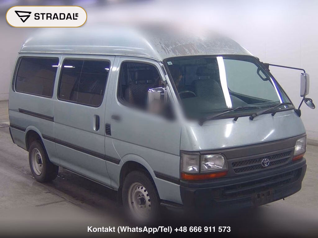 TOYOTA HIACE VAN 5D LONG JUSTLOW DX GL PACK 2000, aukcja z Japonii, zdjęcie 1