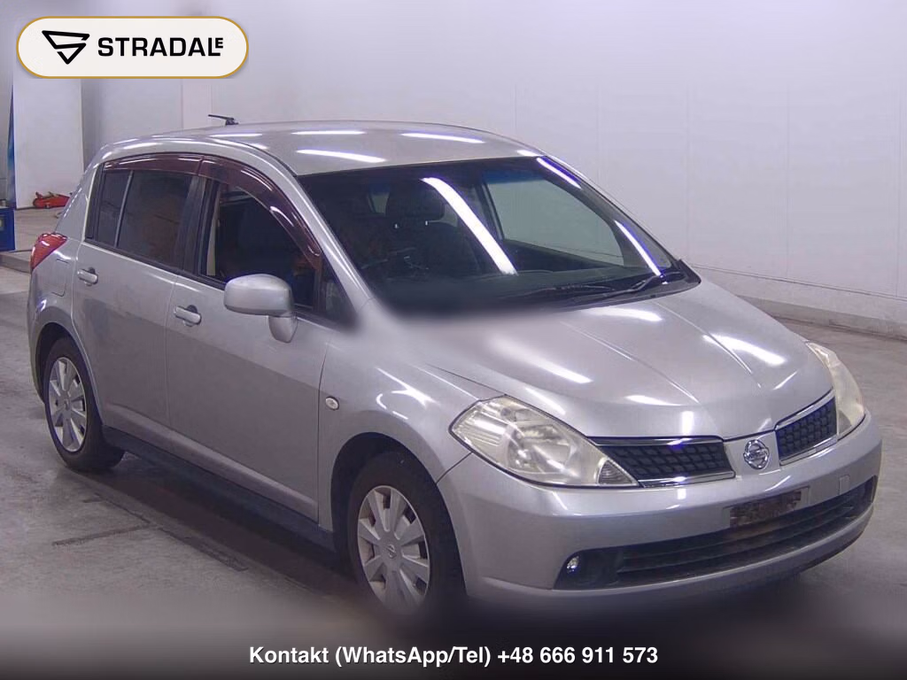 NISSAN TIIDA 15M 2007, aukcja z Japonii, zdjęcie 1