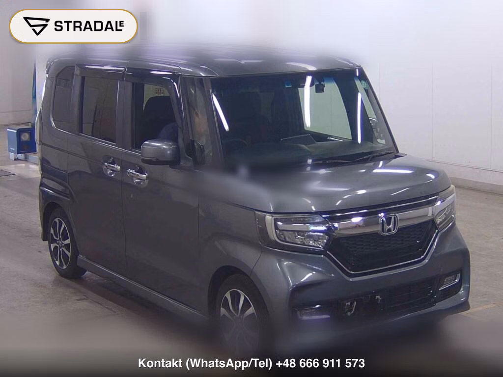 HONDA N-BOX CUSTOM G・L HONDA SENSING 2019, aukcja z Japonii, zdjęcie 1