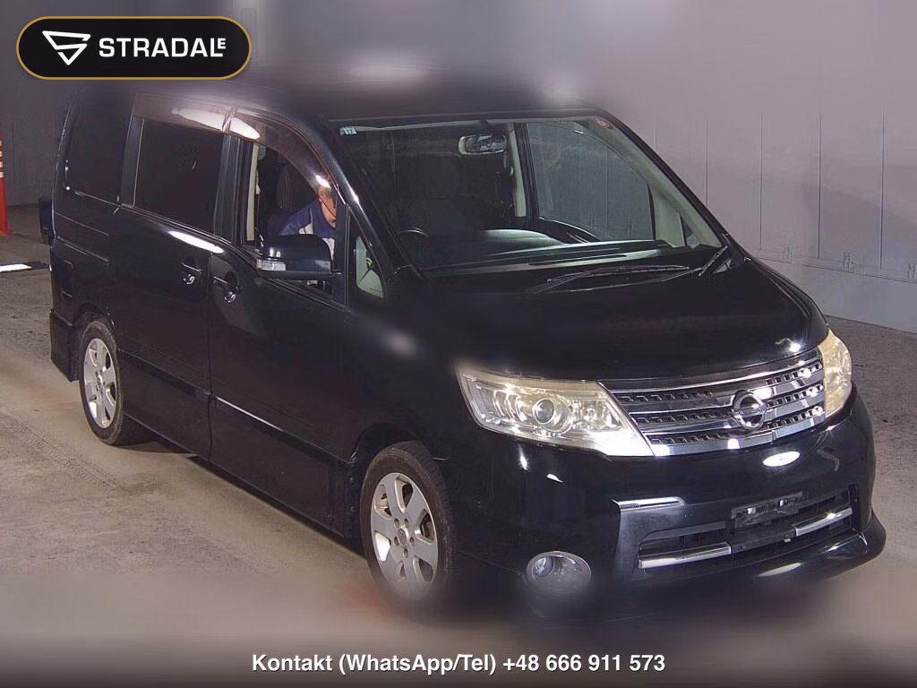 NISSAN SERENA 5D HIGHWAY STAR V SELECTION 2009, aukcja z Japonii, zdjęcie 1