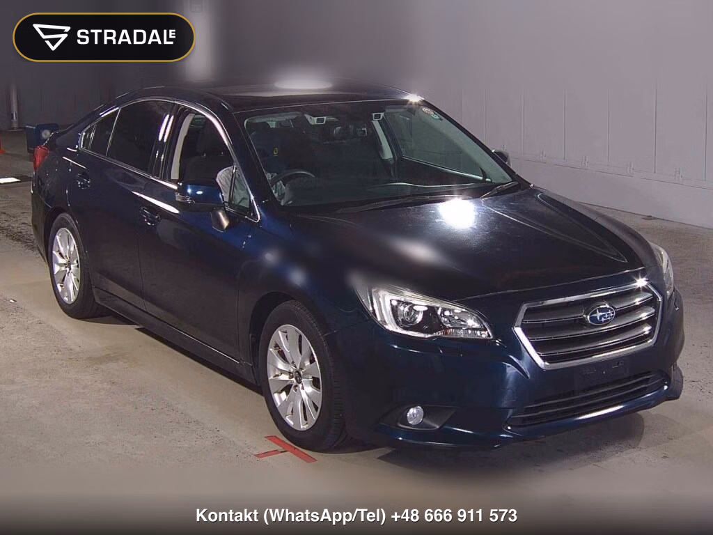 SUBARU LEGACY B4 4D 4WD 2016, aukcja z Japonii, zdjęcie 1