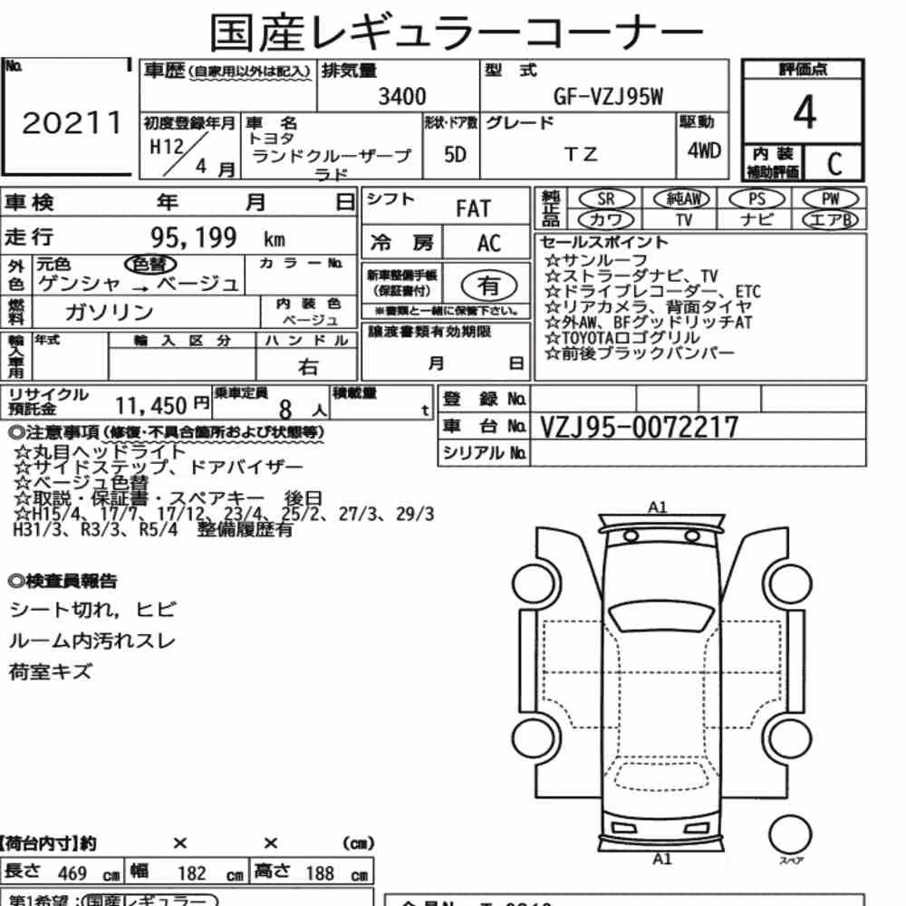 Notka aukcyjna: TOYOTA LAND CRUISER PRADO 5D 4WD TZ