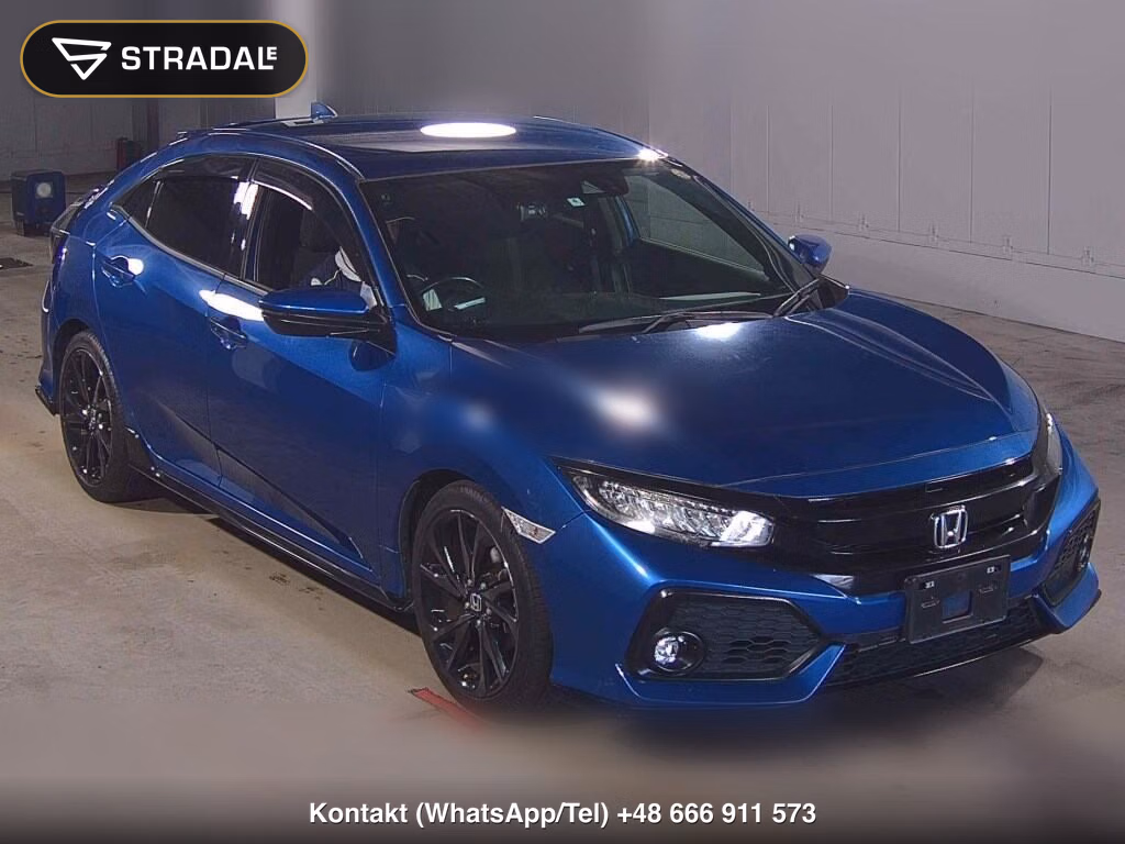 HONDA CIVIC 5D HATCHBACK HONDA SENSING 2018, aukcja z Japonii, zdjęcie 1