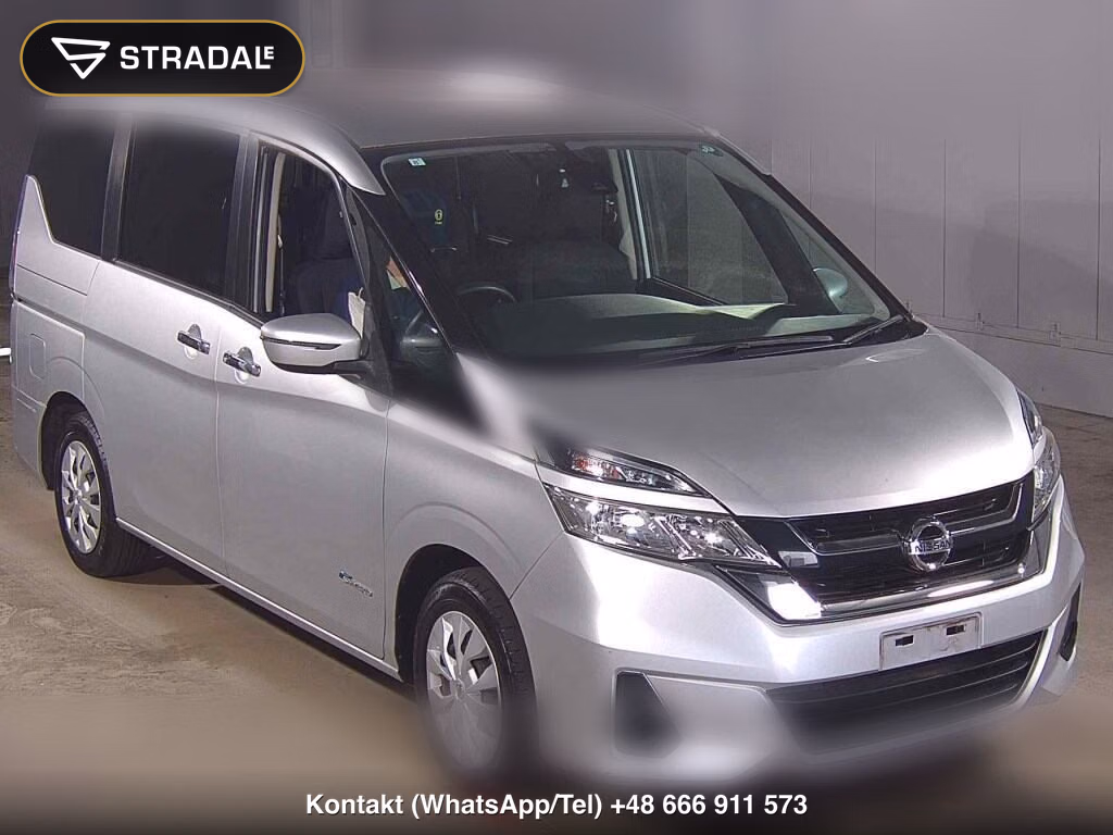 NISSAN SERENA 5D X 2017, aukcja z Japonii, zdjęcie 1