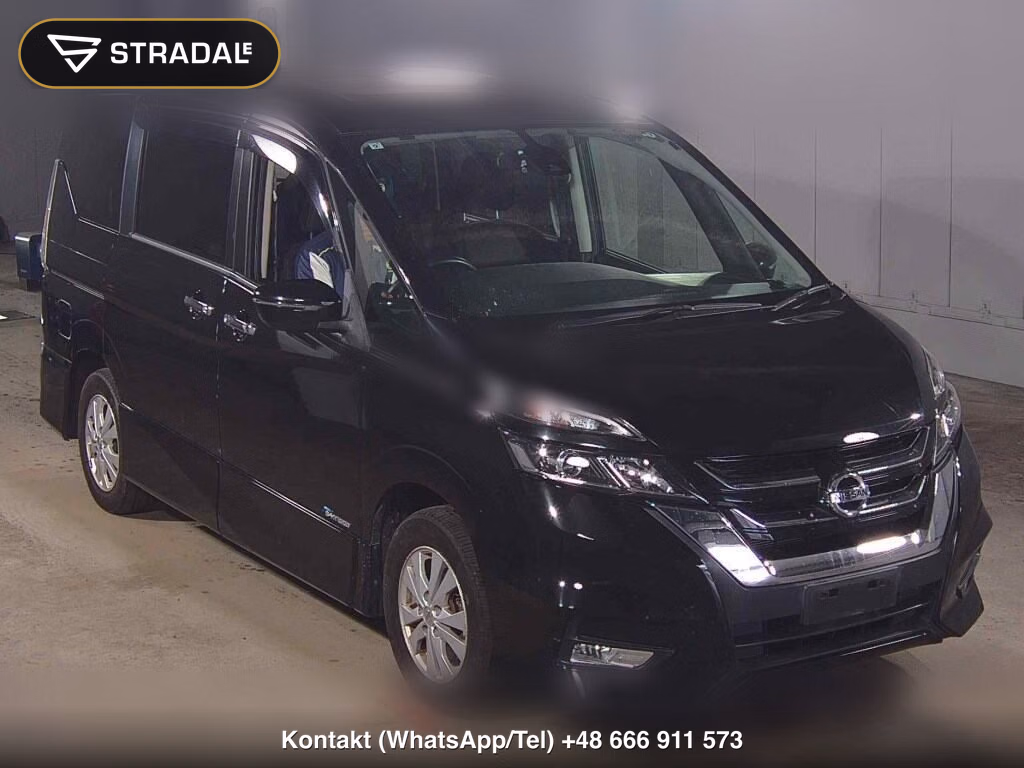 NISSAN SERENA 5D 4WD HIGHWAY STAR V SELECTION 2017, aukcja z Japonii, zdjęcie 1