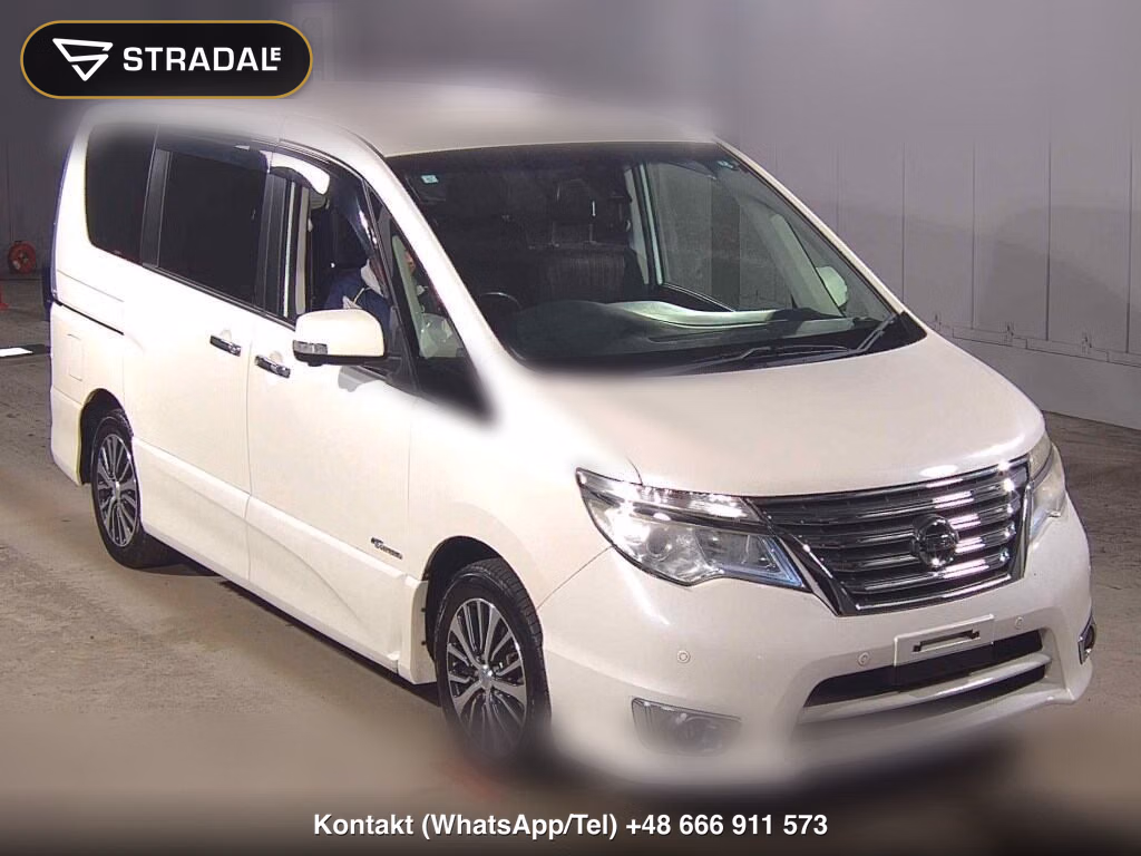 NISSAN SERENA 5D HIGHWAY STAR S-HYBRID V SELECTION 2016, aukcja z Japonii, zdjęcie 1