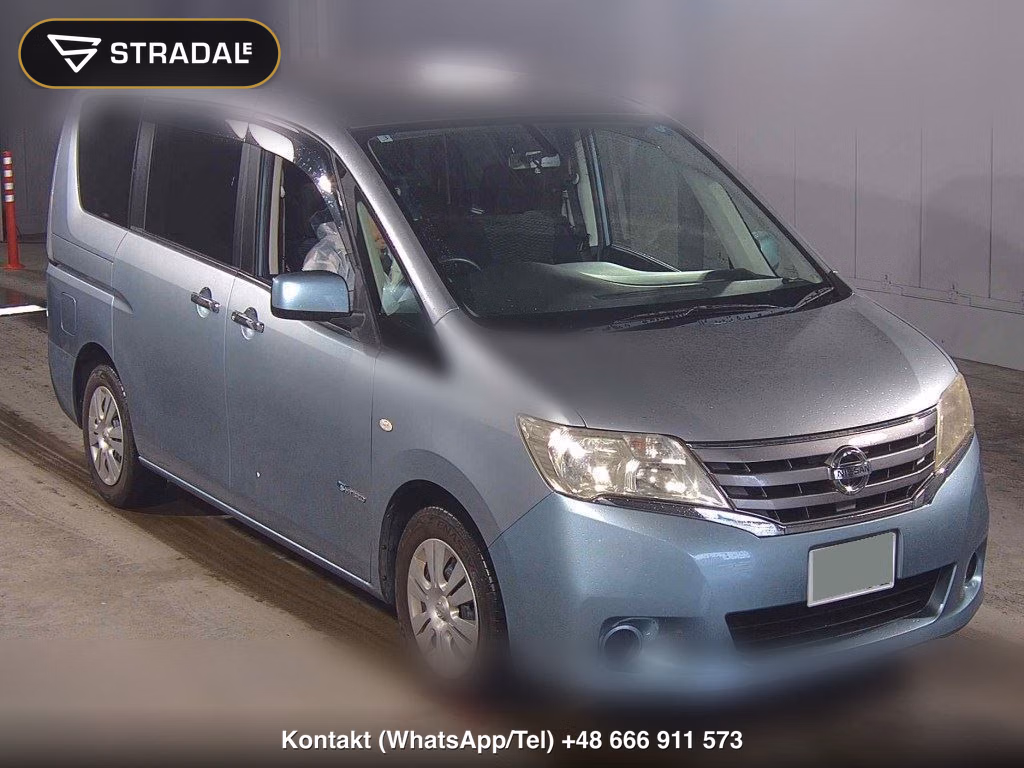 NISSAN SERENA 5D 20X S-HYBRID 2013, aukcja z Japonii, zdjęcie 1