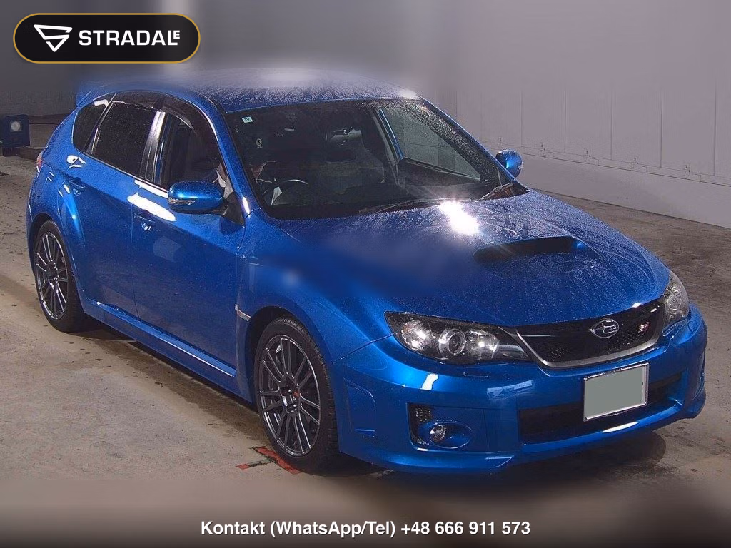 SUBARU IMPREZA 5D 4WD WRX STI A LINE 2012, aukcja z Japonii, zdjęcie 1