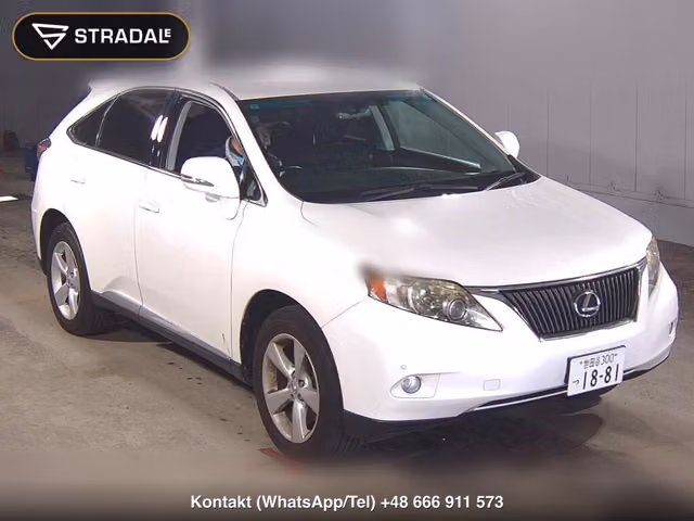 LEXUS RX RX270 2011, samochód z aukcji Japonii
